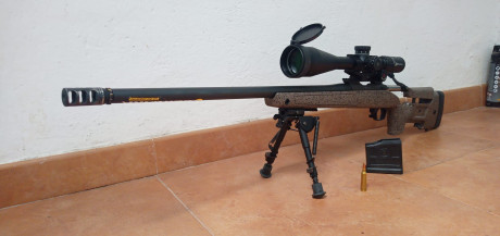 CALIBRE 22-250 MUY PRECISO SOBRE UNOS 200 TIROS CON MUNICION RECARGADA SUAVE.

 IDEAL PARA CORZOS!!! 

 02