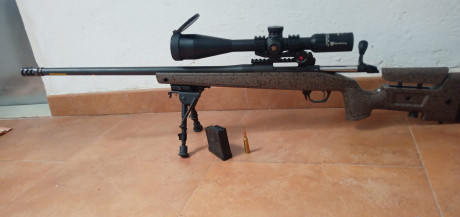 CALIBRE 22-250 MUY PRECISO SOBRE UNOS 200 TIROS CON MUNICION RECARGADA SUAVE.

 IDEAL PARA CORZOS!!! 

 00