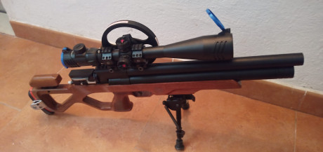 CALIBRE 5.5 MUY BONITA PRECISA Y SILENCIOSA
LLEVA INSTALADO RAIL WEABER PARA BIPODE.

 CRIKET.png 

 WhatsApp 01