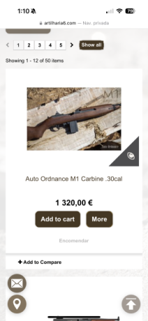 Buenas a todos,

Quisiera saber si es posible adquirir un M1 Garand nuevo de alguna manera.

Se que antes 110