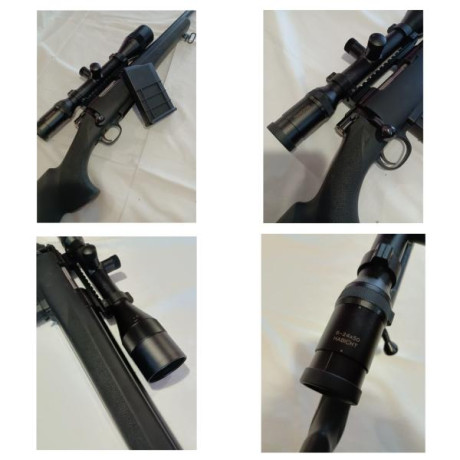 Vendo rifle HOWA 1500  POLICIAL, CON  CAÑON DE LARGO  50 CM. , UNICO EN ESPAÑA . 
CALIBRE 308. 46 DISPAROS 01