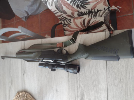 Rifle Benelli argo 300wm con monturas leupold QR ultrabajas ,culata antiretroseso y visor Swarovski z8ri 22