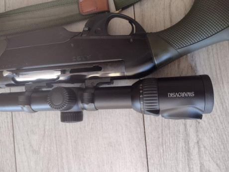 Rifle Benelli argo 300wm con monturas leupold QR ultrabajas ,culata antiretroseso y visor Swarovski z8ri 21