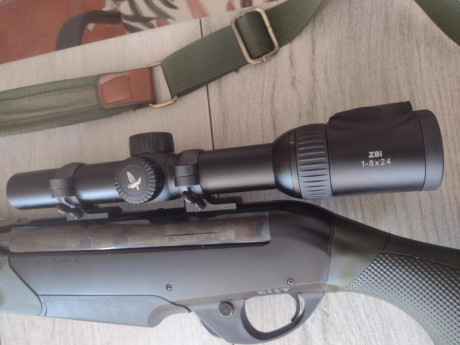 Rifle Benelli argo 300wm con monturas leupold QR ultrabajas ,culata antiretroseso y visor Swarovski z8ri 20