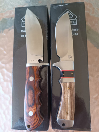 Hola vendo estos dos cuchillos de la casa PUMA TEC.
Modelos 299610 y 161811.
Los compré en Filofiel hace 12