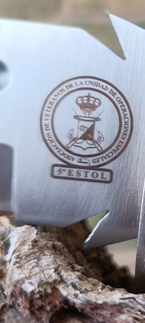 Cuchillo  del 5° ESTOL  
Asociación de veteranos  de la unidad de operaciones especiales.
Este cuchillo 02