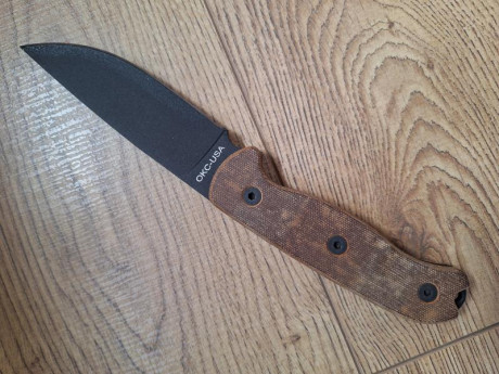 Buenas a todos,

*SE VENDE:* 

Cuchillo táctico  *ONTARIO modelo TAK1, made in USA.* 12 cm de hoja y 4mm 01