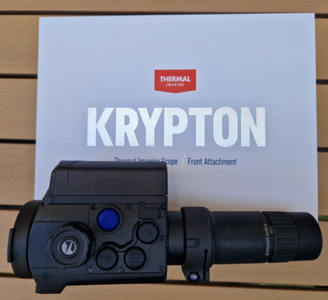 Hola, vendo monocular térmico acoplable a visor diurno Pulsar Krypton 2 XQ35 completamente nuevo, tres 00