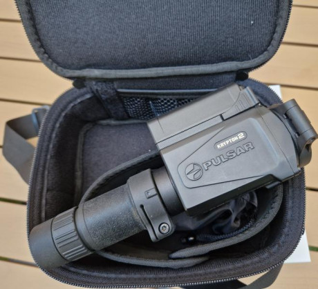 Hola, vendo monocular térmico acoplable a visor diurno Pulsar Krypton 2 XQ35 completamente nuevo, tres 11