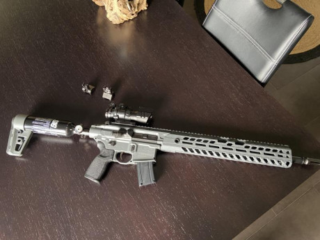 En venta Sig Sauer Virtus Pcp 24 julios calibre 5,5.

Con muy poco uso y en perfecto estado.

 Características 01