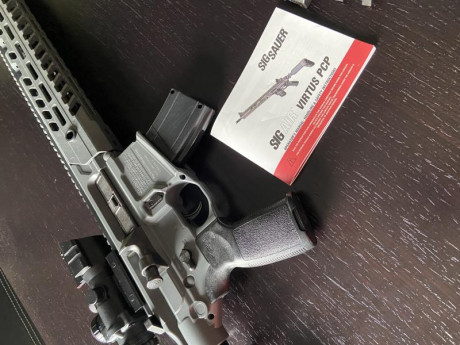 En venta Sig Sauer Virtus Pcp 24 julios calibre 5,5.

Con muy poco uso y en perfecto estado.

 Características 12