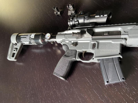En venta Sig Sauer Virtus Pcp 24 julios calibre 5,5.

Con muy poco uso y en perfecto estado.

 Características 11