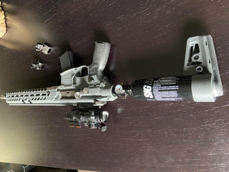 En venta Sig Sauer Virtus Pcp 24 julios calibre 5,5.

Con muy poco uso y en perfecto estado.

 Características 10