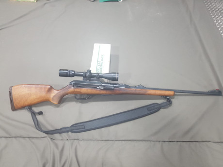 Vendo rifle HK 940 cañon largo en calibre 7x64 con montura original de 25 por 550€.
Saludos. 02