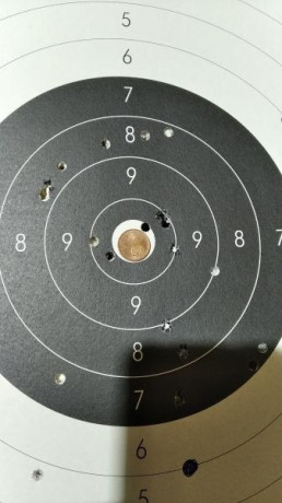 Bueno, para animar el foro un poco, propongo colgar fotos de dianas y arma usada para ello, pudiendo ser 120