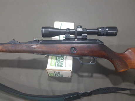 Vendo rifle HK 940 cañon largo en calibre 7x64 con montura original de 25 por 550€.
Saludos. 12