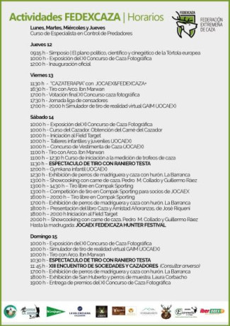 Organizado por Fedexcaza 10