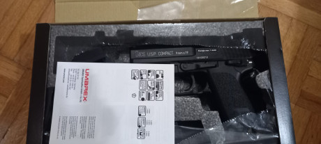 Vendo 2 UMAREX HK USP COMPAT (nueva sin uso), green gas con 1 cargador. 00