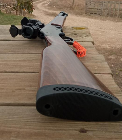 Bueno, para animar el foro un poco, propongo colgar fotos de dianas y arma usada para ello, pudiendo ser 130