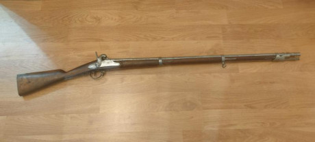 Hola, lo dicho, vendo este rifle de avancarga del ejercito frances  Saint Etienne 1822T bis  calibre .70 02