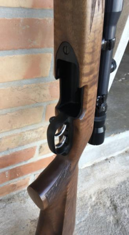 SE PUEDE CERRAR. RIFLE DE CERROJO STEYR MANNLINCHER.
MODELO L.
CAÑÓN PESADO. 
CALIBRE .243 Winchester. 31