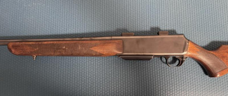 Buenas tardes, vendo rifle F.N. bar 1, calibre 7mm semiautomático. Está prácticamente nuevo. 400 €. Está 01