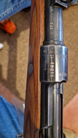 Un compañero vende un Mauser K98, esta en Vic por 850€, si al comprador le interesara, podria tratar los 11