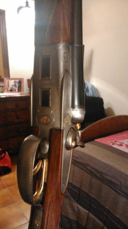 Por dejar la menor y ya no usar, vendo esta escopeta de martillos exteriores italiana, marca Antonio Zoli. 12