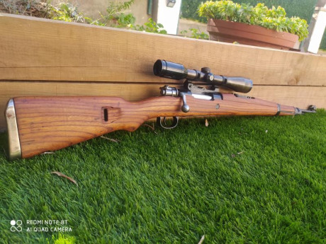  Buenas tardes

Pongo en venta un Mauser M48 en calibre 8x57IS en impecable estado de maderas, metales 02