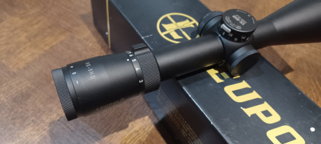 Vendo Leupold VX5 3-15x56 con retícula iluminada, torreta de ajuste de caída del proyectil y muy poco 02