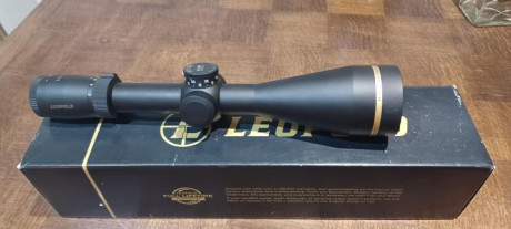 Vendo Leupold VX5 3-15x56 con retícula iluminada, torreta de ajuste de caída del proyectil y muy poco 01