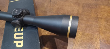Vendo Leupold VX5 3-15x56 con retícula iluminada, torreta de ajuste de caída del proyectil y muy poco 12