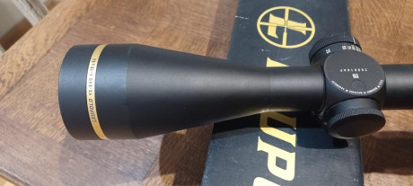 Vendo Leupold VX5 3-15x56 con retícula iluminada, torreta de ajuste de caída del proyectil y muy poco 20