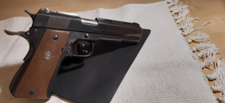 Pongo en venta una Llama  medelo Vlll cal .38sa usada en IPSC Clasic , con tres cargadores y 250 vainas 01
