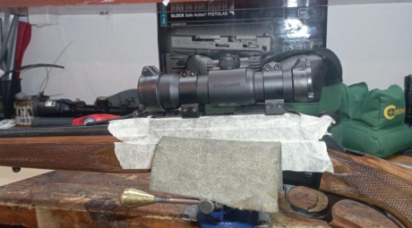 Tengo un Browning blr al que tengo montado un aimpoint con anillas y bases warne de dos piezas. Me gustaría 142