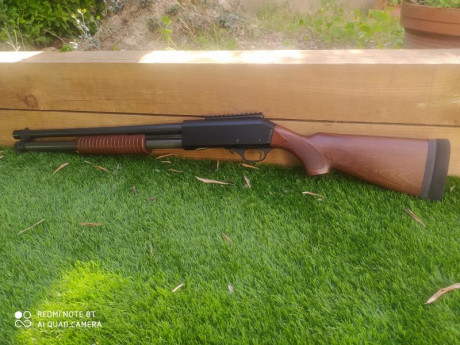  Buenas tardes

Pongo en venta una escopeta de corredera marca Fabarm modelo Sdass Wood. 

- Cañón Tribore 01