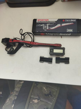 Vendo magnetospeed sporter.
Perfecto estado 
150€.
Está en Granada 00
