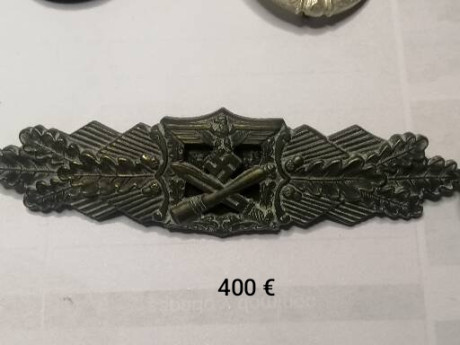 Vendo la siguientes medallas e insignias alemanas segunda guerra mundial, preferiblemente entrega en mano 20