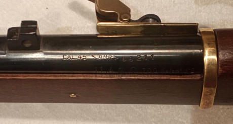 Réplica de pistola japonesa de mecha fabricada por AMR. 
En perfecto estado de funcionamiento. Bien cuidada. 11
