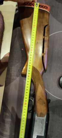 Se vende escopeta superpuesta Laurona Derby en perfecto estado, se puede comprobar. 

Tiene cañones ventilados, 71