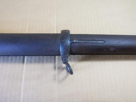 Caña de rifle Rolling Block en perfectas condiciones, con dos anillas
Precio 100€ 01