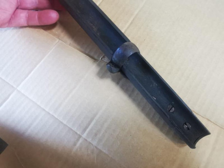 Caña de rifle Rolling Block en perfectas condiciones, con dos anillas
Precio 100€ 12