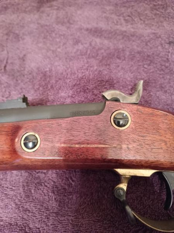 VENDIDO FUSIL-Rifle Armi CHIAPPA ZUAVO MATCH Militar calibre 58 Minie con cañón de 33cm.
Cañón match de 12