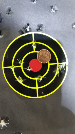 Bueno, para animar el foro un poco, propongo colgar fotos de dianas y arma usada para ello, pudiendo ser 151