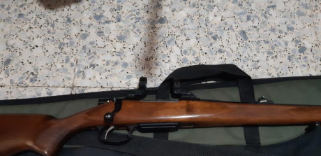 Rifle CZ 550 de caja larga cal.308w.Monturas y anillas apel de 30.Pelo francés,otro cargador,excelente 01