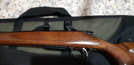 Rifle CZ 550 de caja larga cal.308w.Monturas y anillas apel de 30.Pelo francés,otro cargador,excelente 00