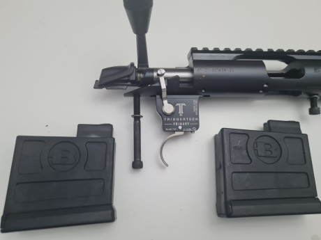  Barreled Action Bergara B14 R Trainer 22lr 
2 cargadores
Gatillo Triggertech Primary
Todo en perfecto 11