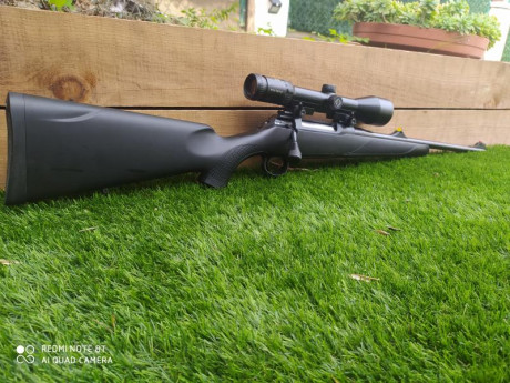   Buenas tardes

Pongo en venta un rifle Sauer modelo 100 Classic XT en calibre 8x57IS.

Cañón de 56 cm 02