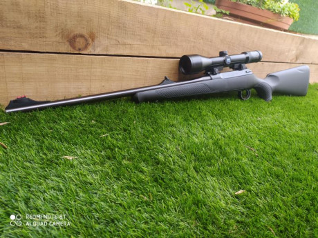   Buenas tardes

Pongo en venta un rifle Sauer modelo 100 Classic XT en calibre 8x57IS.

Cañón de 56 cm 01