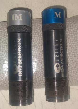 Vendo dos brileys spectrum calibre 12 son invector plus son el IM y M, dos y tres estrellas para escopetas 01